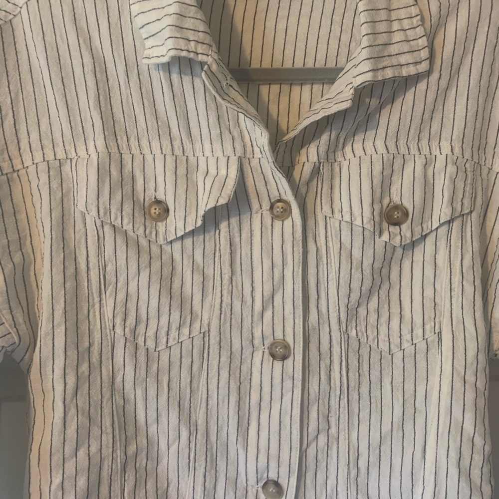 Carly Jean White Button Jacket - image 6